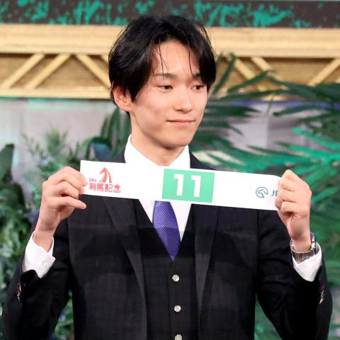 【有馬記念】昨年の天皇賞・春制覇のジャスティンパレスは6枠11番　坂井瑠星騎手「まぁまぁですね」枠順決定　