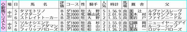 【新馬戦総括】世界的名血ノクターン　“奥の深い内容”で完勝