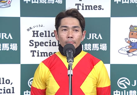 戸崎さん、連日メインレース勝利する