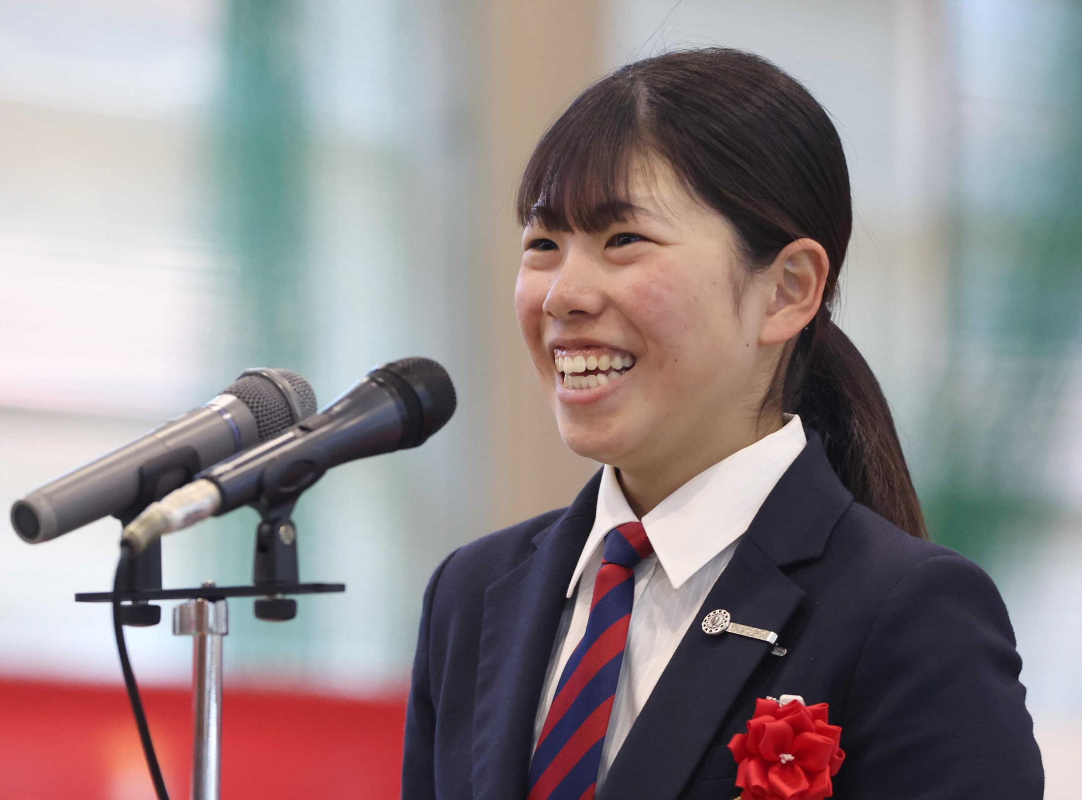 ４１期紅一点・谷原柚希　きっかけは藤田菜七子さん「努力して一頭でも多く勝利に導けるように」