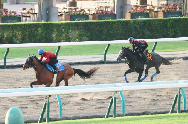 【札幌記念・1週前】ホウオウビスケッツは岩田康誠騎手を背に手応え良く鋭伸「いい意味でボーッとしている」
