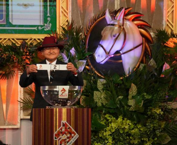 【有馬記念】シンエンペラーは1枠2番 矢作師、狙い通り偶数の内枠ゲット