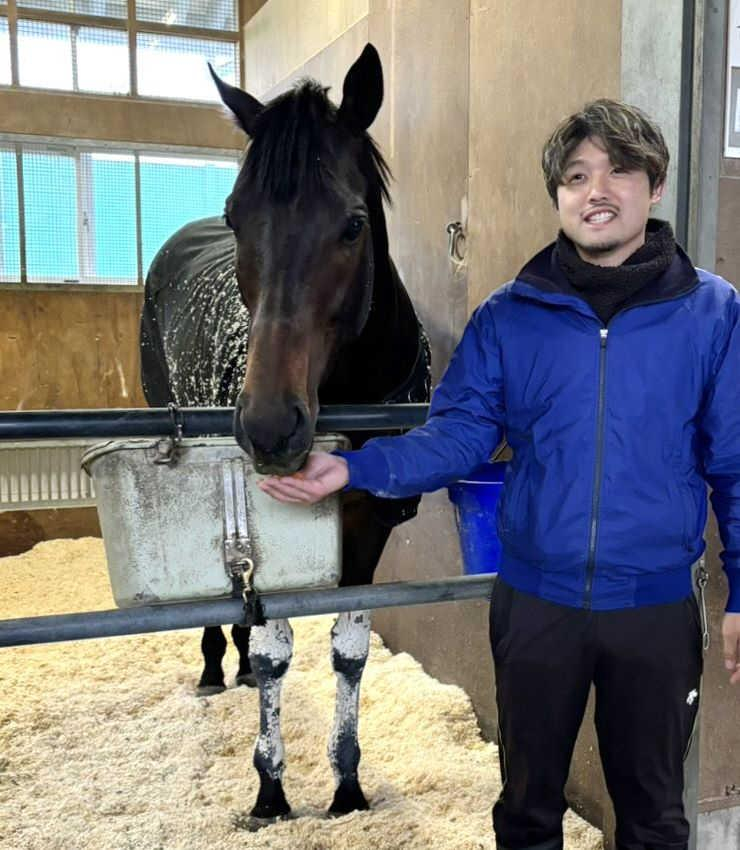 ミュージアムマイル　馬房でゴロゴロ「大きく変わった感じない」　有馬記念から一夜明け