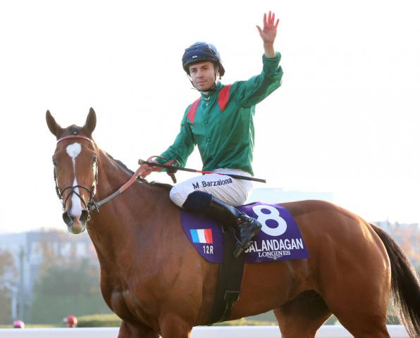 世界一は130ポンド評価のカランダガン　ロンジンワールドレースホースランキング