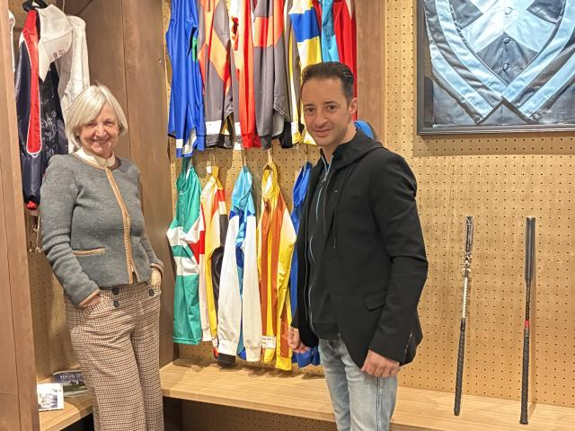 駐日フランス大使が「CL Fashion & Cafe」を訪問 ルメール騎手とも対面