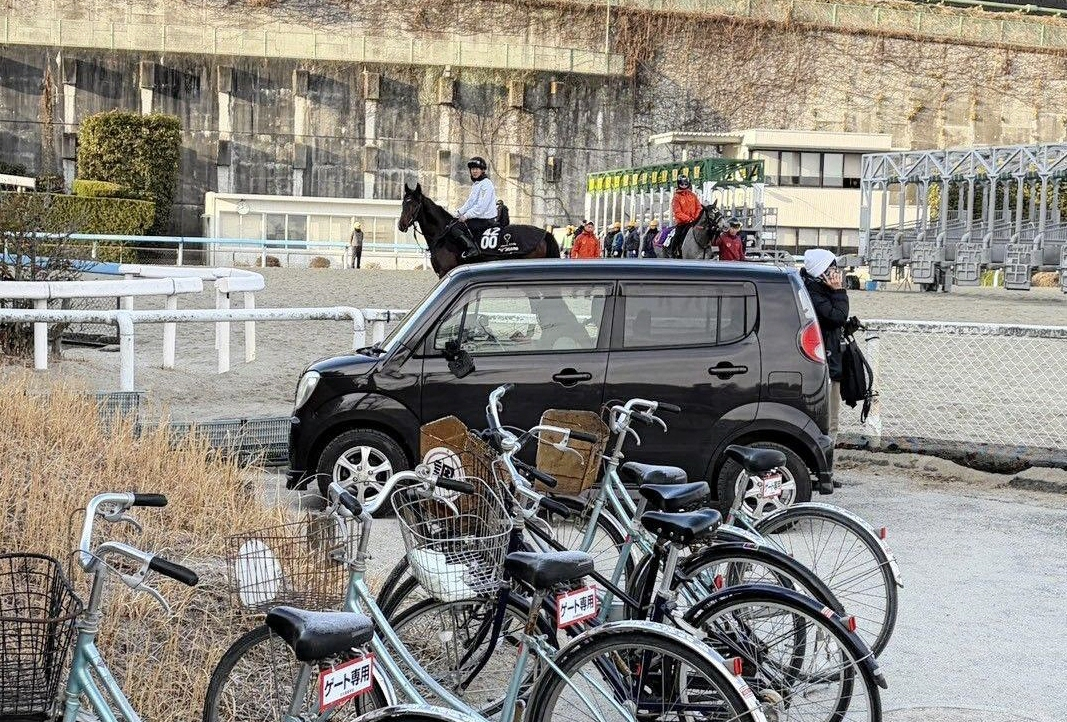 早朝の栗東トレセン内で軽自動車が暴走　アクシデント発生も人馬には被害なし