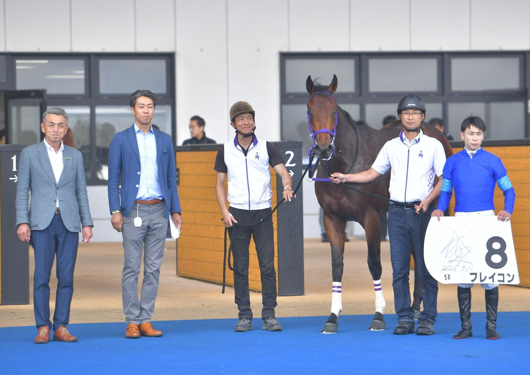 【新馬戦】フレイコン　８馬身差完勝　見事な逃げ切りＶ　横山武「調教からモノが違うのは感じていた」