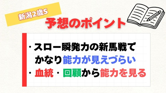 【新潟2歳S/予想対談】血統・回顧から能力予想！ ダブルファクター該当の注目馬とは!?