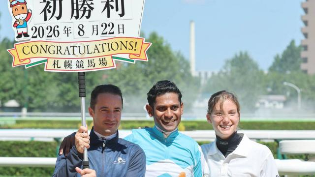 “インドのマジックマン”ことスラジ・ナレドゥ騎手がJRA初勝利　「世界の頂点に立ったような気持ち」