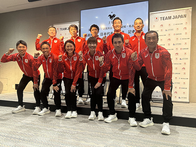 アジア大会馬術競技が21日に開幕 “初老ジャパン”メンバーら日本代表選手が意気込みを語る